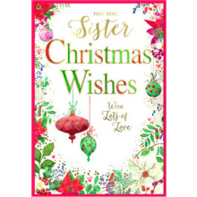 JXC2523 Sister Trad C50 Christmas Card SE32206