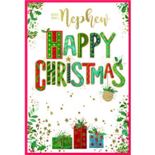 JXC2583 Nephew Trad C50 Christmas Card SE32207