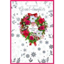 JXC2621 Grand-daughter Trad C50 Christmas Card SE32212