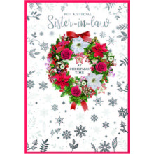 JXC2815 Sister-In-Law Trad C50 Christmas Card SE32212