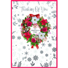 JXC3038 Thinking of You Female Trad C50 Christmas Card SE32212