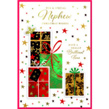 JXC2584 Nephew Trad C50 Christmas Card SE32216