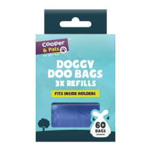Doggy Doo Poop Bag Refills 3 x 20