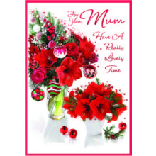 JXC2434 Mum Trad C50 Christmas Card SE32218