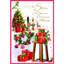 JXC2501 Son Trad C50 Christmas Card SE32219