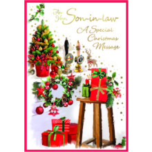 JXC2787 Son-In-Law Trad C50 Christmas Card SE32219
