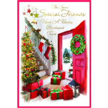 JXC2905 Special Friends Trad C50 Christmas Card SE32223