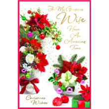 JXC2393 Wife Trad C75 Christmas Card SE32224