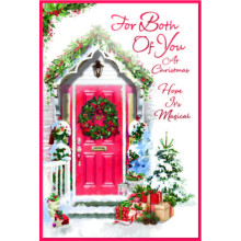 JXC2949 To Both Of You Trad C75 Christmas Card SE32225