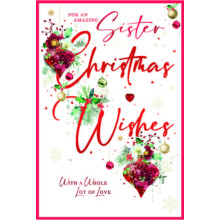 JXC2538 Sister Trad C75 Christmas Card SE32227
