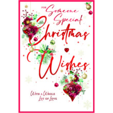 JXC2713 Someone Special Female Trad C75 Christmas Card SE32227