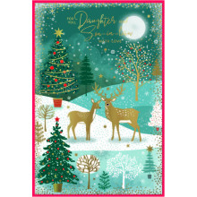 JXC2753 Daughter & Son-In-Law Trad C75 Christmas Card SE32229