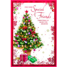 JXC2906 Special Friends Trad C50 Christmas Card SE32234