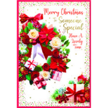 JXC2709 Someone Special Female Trad C50 Christmas Card SE32236
