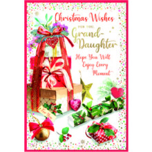 JXC2624 Grand-daughter Trad C50 Christmas Card SE32239