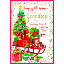 JXC2673 Grandson Trad C50 Christmas Card SE32240