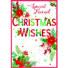 JXC2873 Special friend Female Trad C50 Christmas Card SE32245
