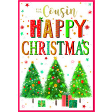 JXC2600 Cousin Male Trad C50 Christmas Card SE32246