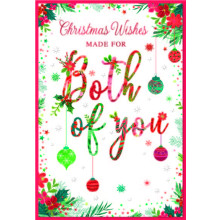 JXC2936 To Both Of You Trad C50 Christmas Card SE32247