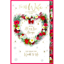 JXC2395 Wife Trad C75 Christmas Card SE32251