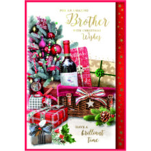 JXC2555 Brother Trad C75 Christmas Card SE32252