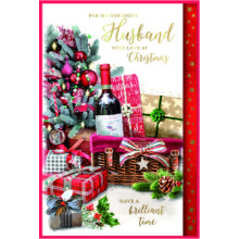 JXC2421 Husband Trad C75 Christmas Card SE32252