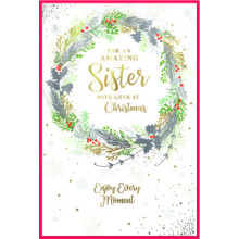 JXC2539 Sister Trad C75 Christmas Card SE32254