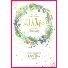 JXC2397 Wife Trad C75 Christmas Card SE32254