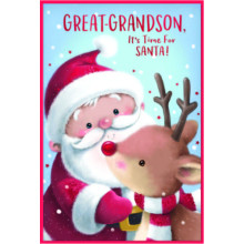 JXC2701 Great Grandson Juvenile C75 Christmas Card SE32264