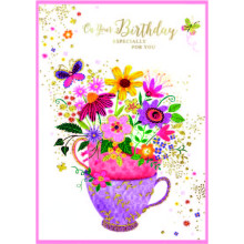 Open Female Isabel's Garden Card SE32267