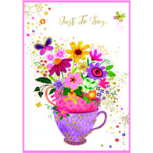 Blank Female Isabel's Garden Card SE32267