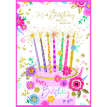 Open Female Isabel's Garden Card SE32270