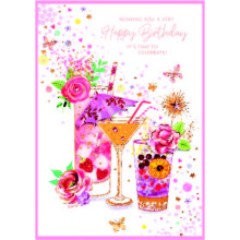 Open Female Isabel's Garden Card SE32272
