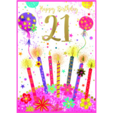 Age 21 Female Isabel's Garden Card SE32279