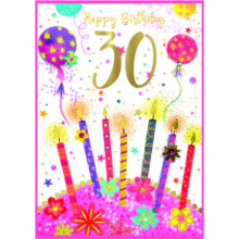 Age 30 Female Isabel's Garden Card SE32279