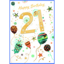 Age 21 Male Isabel's Garden Card SE32280