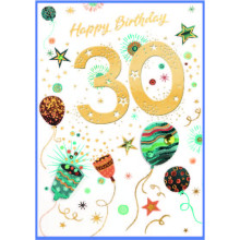 Age 30 Male Isabel's Garden Card SE32280