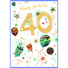 Age 40 Male Isabel's Garden Card SE32280