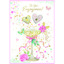 Engagement Isabel's Garden Card SE32283