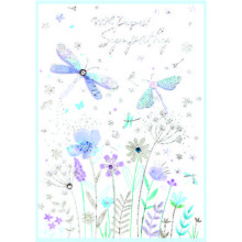 Sympathy Isabel's Garden Card SE32285
