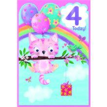 Age 4 Girl C50 Card SE32305
