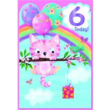 Age 6 Girl C50 Card SE32305