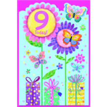 Age 9 Girl C50 Card SE32306