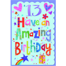 Age 13 Girl C50 Card SE32308
