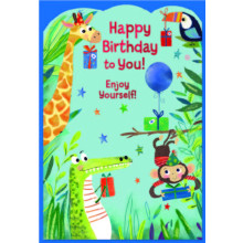 Open Juvenile Boy C50 Card SE32311