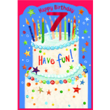 Age 7 Boy C50 Card SE32312