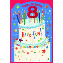 Age 8 Boy C50 Card SE32312
