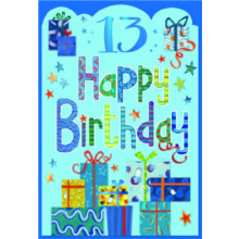 Age 13 Boy C50 Card SE32314