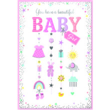 Baby Girl C50 Card SE32316
