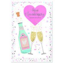 Happy Anniversary Trad C50 Card SE32321